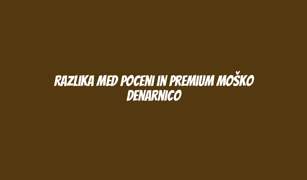 Razlika med poceni in premium moško denarnico
