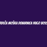 Rdeča moška denarnica Hugo Boss