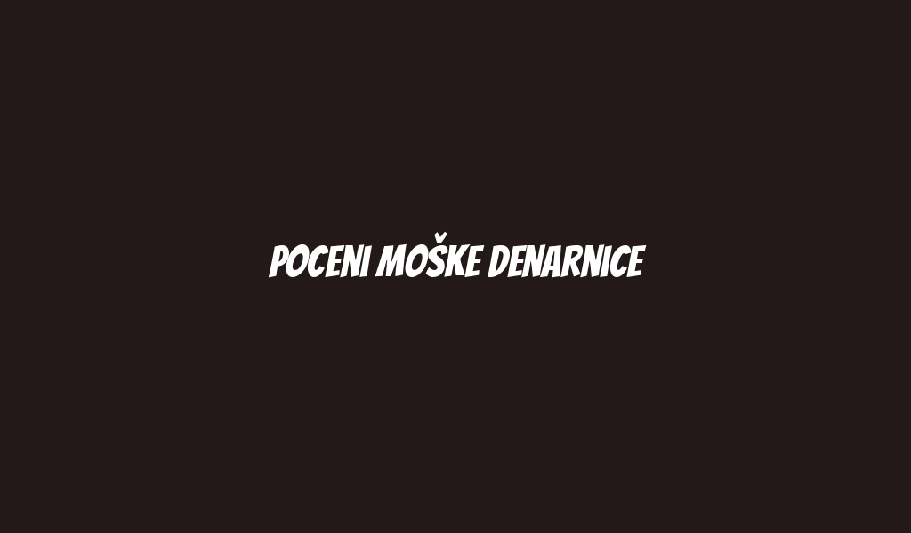 Poceni moške denarnice