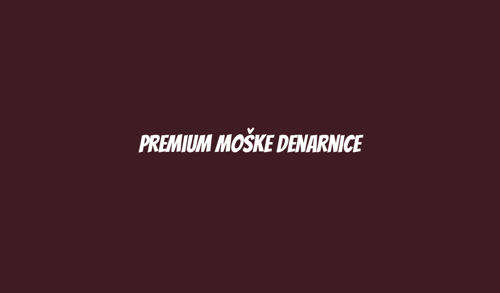 Premium moške denarnice
