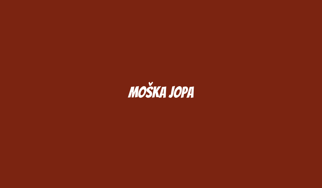 Moška Jopa