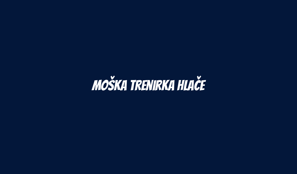 Moška Trenirka Hlače