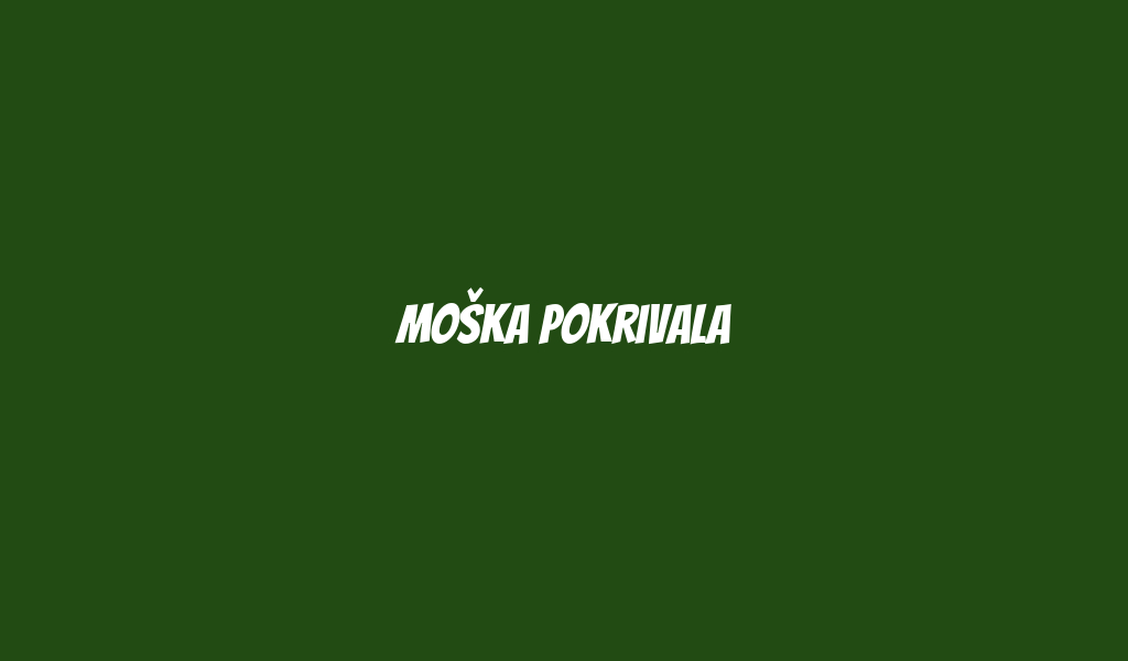 Moška Pokrivala